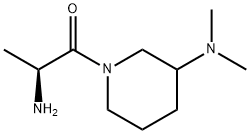 (S)-2-AMino-1-(3-diMethylaMino-piperidin-1-yl)-propan-1-one Struktur