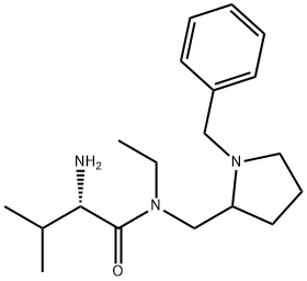 (S)-2-AMino-N-(1-benzyl-pyrrolidin-2-ylMethyl)-N-ethyl-3-Methyl-butyraMide Struktur