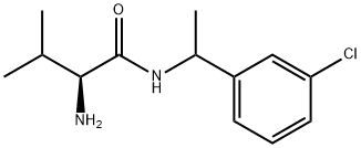 (S)-2-AMino-N-[1-(3-chloro-phenyl)-ethyl]-3-Methyl-butyraMide Struktur