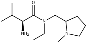 (S)-2-AMino-N-ethyl-3-Methyl-N-(1-Methyl-pyrrolidin-2-ylMethyl)-butyraMide Struktur