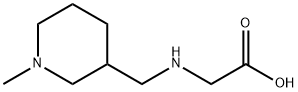 [(1-Methyl-piperidin-3-ylMethyl)-aMino]-acetic acid Struktur