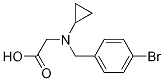 [(4-BroMo-benzyl)-cyclopropyl-aMino]-acetic acid Struktur