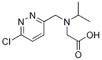 [(6-Chloro-pyridazin-3-ylMethyl)-isopropyl-aMino]-acetic acid Struktur