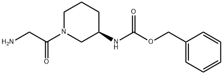 [(R)-1-(2-AMino-acetyl)-piperidin-3-yl]-carbaMic acid benzyl ester Struktur