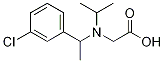 {[1-(3-Chloro-phenyl)-ethyl]-isopropyl-aMino}-acetic acid Struktur