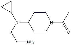 1-{4-[(2-AMino-ethyl)-cyclopropyl-aMino]-piperidin-1-yl}-ethanone Struktur