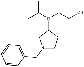 2-[(1-Benzyl-pyrrolidin-3-yl)-isopropyl-aMino]-ethanol Struktur