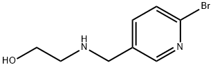 2-[(6-BroMo-pyridin-3-ylMethyl)-aMino]-ethanol Struktur