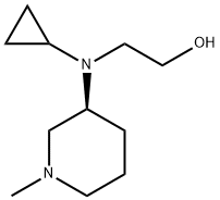 2-[Cyclopropyl-((S)-1-Methyl-piperidin-3-yl)-aMino]-ethanol Struktur