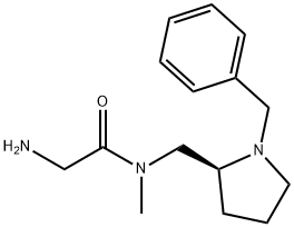 2-AMino-N-((S)-1-benzyl-pyrrolidin-2-ylMethyl)-N-Methyl-acetaMide Struktur