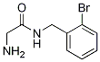 2-AMino-N-(2-broMo-benzyl)-acetaMide Struktur