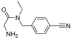 2-AMino-N-(4-cyano-benzyl)-N-ethyl-acetaMide Struktur