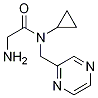 2-AMino-N-cyclopropyl-N-pyrazin-2-ylMethyl-acetaMide Struktur