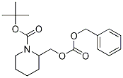 2-BenzyloxycarbonyloxyMethyl-piperidine-1-carboxylic acid tert-butyl ester Struktur