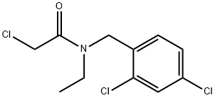 2-Chloro-N-(2,4-dichloro-benzyl)-N-ethyl-acetaMide Struktur