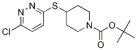 4-(6-Chloro-pyridazin-3-ylsulfanyl)
-piperidine-1-carboxylic acid tert-
butyl ester Struktur