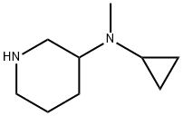 Cyclopropyl-Methyl-piperidin-3-yl-aMine Struktur