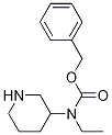 Methyl-piperidin-3-ylMethyl-carbaMic acid benzyl ester Struktur