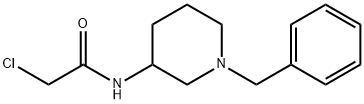 N-(1-Benzyl-piperidin-3-yl)-2-chloro-acetaMide Struktur