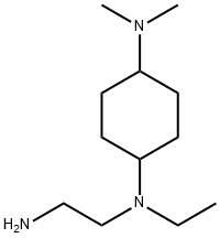 N-(2-AMino-ethyl)-N-ethyl-N',N'-diMethyl-cyclohexane-1,4-diaMine Struktur