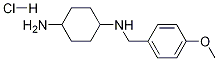 N-(4-Methoxy-benzyl)-cyclohexane-1,4-diaMine hydrochloride Struktur