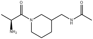 N-[1-((S)-2-AMino-propionyl)-piperidin-3-ylMethyl]-acetaMide Struktur