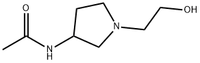 N-[1-(2-Hydroxy-ethyl)-pyrrolidin-3-yl]-acetaMide Struktur