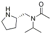 N-Isopropyl-N-(S)-1-pyrrolidin-2-ylMethyl-acetaMide Struktur