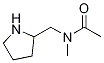 N-Methyl-N-pyrrolidin-2-ylMethyl-acetaMide Struktur