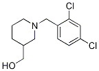 [1-(2,4-Dichloro-benzyl)-piperidin-3-yl]-methanol Struktur