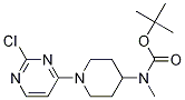 [1-(2-Chloro-pyrimidin-4-yl)-piperidin-4-yl]-methyl-carbamic acid tert-butyl ester Struktur