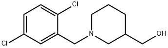 [1-(2,5-Dichloro-benzyl)-piperidin-3-yl]-methanol Struktur