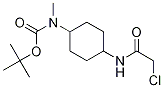 (1R,4R)- [4-(2-Chloro-acetylaMino)-cyclohexyl]-Methyl-carbaMic acid tert-butyl ester Struktur