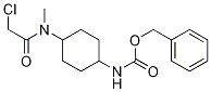 (1R,4R)-{4-[(2-Chloro-acetyl)-Methyl-aMino]-cyclohexyl}-carbaMic acid benzyl ester Struktur