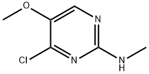 (4-Chloro-5-Methoxy-pyriMidin-2-yl)-Methyl-aMine Struktur