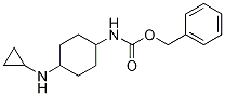 (4-CyclopropylaMino-cyclohexyl)-carbaMic acid benzyl ester Struktur