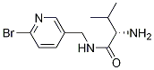 (S)-2-AMino-N-(6-broMo-pyridin-3-ylMethyl)-3-Methyl-butyraMide Struktur