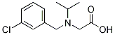 [(3-Chloro-benzyl)-isopropyl-aMino]-acetic acid Struktur