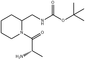 [1-((S)-2-AMino-propionyl)-piperidin-2-ylMethyl]-carbaMic acid tert-butyl ester Struktur