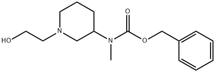 [1-(2-Hydroxy-ethyl)-piperidin-3-ylMethyl]-carbaMic acid benzyl ester Struktur