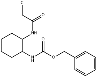 [2-(2-Chloro-acetylaMino)-cyclohexyl]-carbaMic acid benzyl ester Struktur