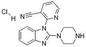 2-(2-(piperazin-1-yl)-1H-benzo[d]iMidazol-1-yl)nicotinonitrile hydrochloride Struktur