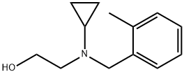 2-[Cyclopropyl-(2-Methyl-benzyl)-aMino]-ethanol Struktur