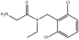 2-AMino-N-(2,6-dichloro-benzyl)-N-ethyl-acetaMide Struktur