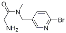 2-AMino-N-(6-broMo-pyridin-3-ylMethyl)-N-Methyl-acetaMide Struktur