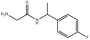 2-AMino-N-[1-(4-fluoro-phenyl)-ethyl]-acetaMide Struktur