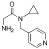 2-AMino-N-cyclopropyl-N-pyridin-4-ylMethyl-acetaMide Struktur