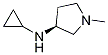 Cyclopropyl-((S)-1-Methyl-pyrrolidin-3-yl)-aMine Struktur