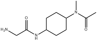 N-[4-(Acetyl-Methyl-aMino)-cyclohexyl]-2-aMino-acetaMide Struktur