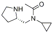 N-Cyclopropyl-N-(S)-1-pyrrolidin-2-ylMethyl-acetaMide Struktur